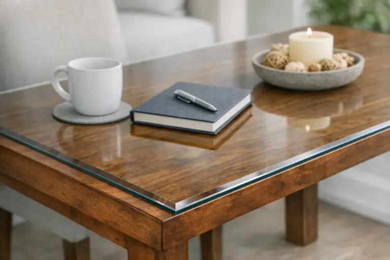 Facet geslepen tafelplaat